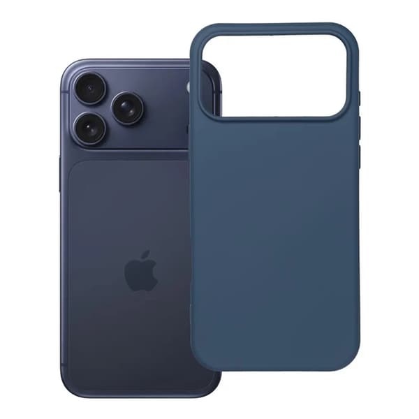 Mobilskal för iPhone 18 Pro Silikon - Marinblå Blå