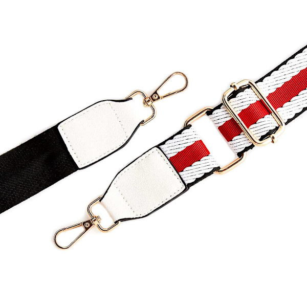 Boom Axelrem - Strap RödVit Röd