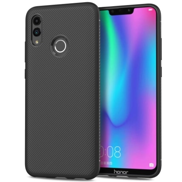 Twill Texture Flexicase Skal till Huawei P Smart (2019) / Honor 10 Lite - Svart Svart