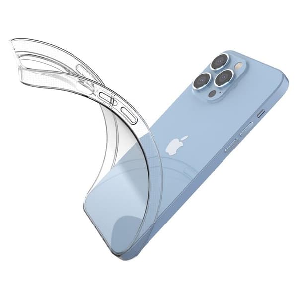 iPhone 14 Pro Max Cover Anti Scratch TPU - Transparent Transparent