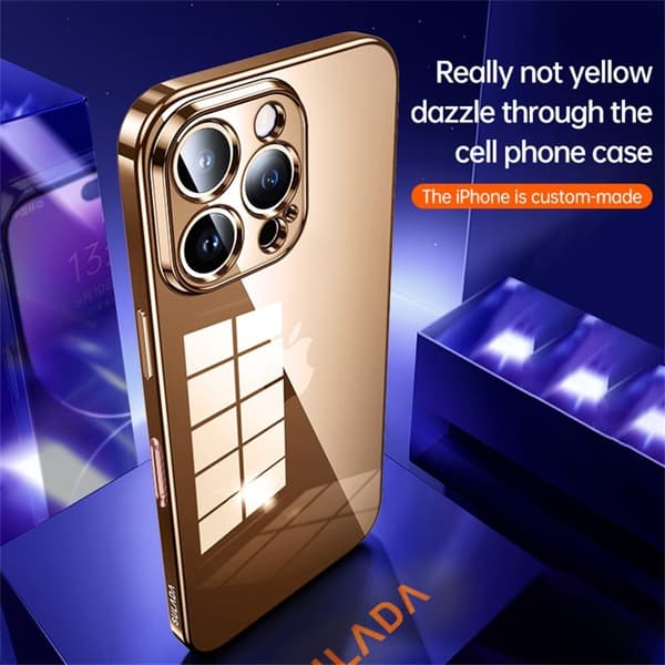 SULADA Mobilskal till iPhone 16 Pro Max Ultra-Tunn TPU Klar - Silver