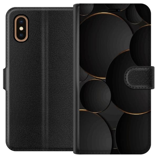 Plånboksfodral till Apple iPhone XS Max med Lyxig Cirklar