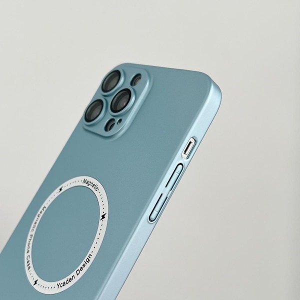 iPhone 14 Pro Max Skal Magsafe Ultra Thin - Ljusblå Blå