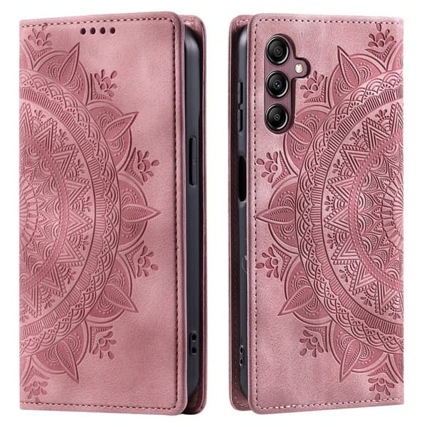 Mobilskal till Samsung Galaxy S26 Plus Magnetisk Stängning KonstLäder Roséguld