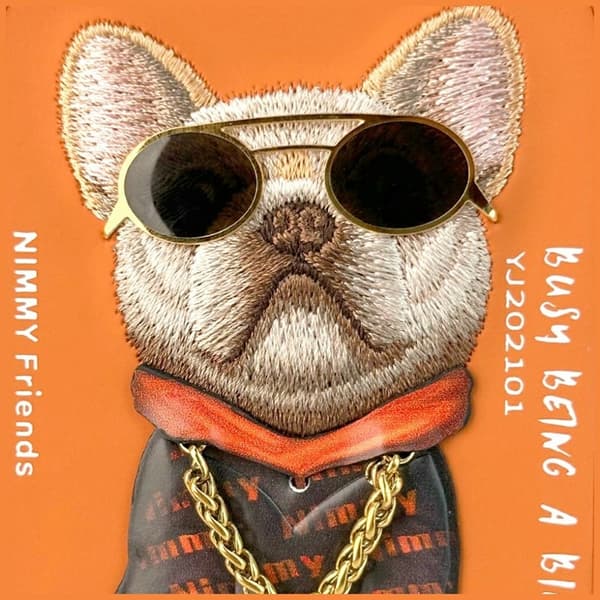Nimmy Mobilskal till iPhone 17 Pro Cool Dog - Orange Orange