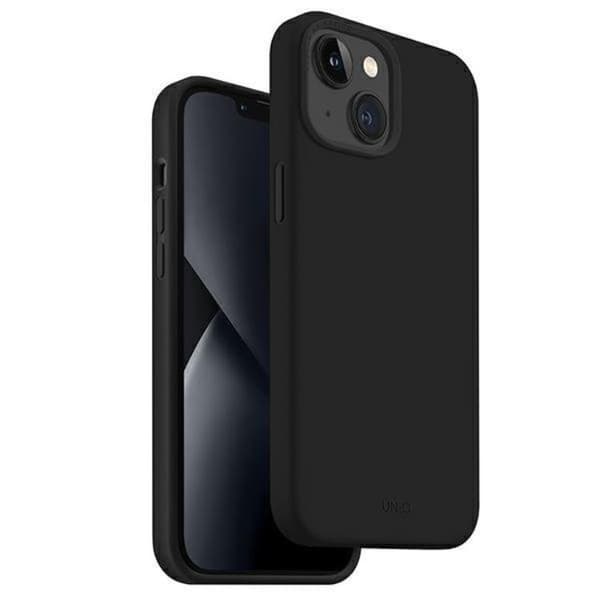 Uniq iPhone 14 Plus Mobiskal Lino - Midnight Svart Svart