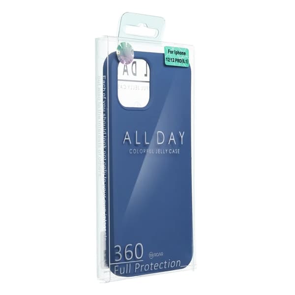 Roar telefontaske til iPhone 17 Pro Farverig Jelly - Navy Blå