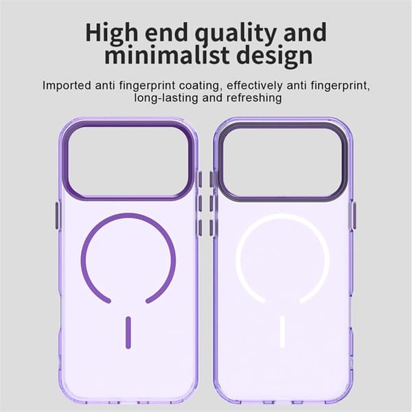 Mobilskal till iPhone 17 Pro Max MagSafe C-shaped Candy Color - Lila Lila