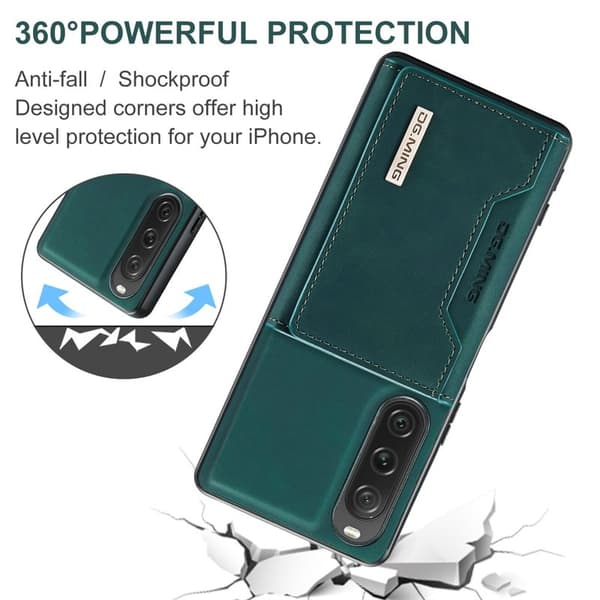 DG.MING M2 Series Mobilskal till Sony Xperia 10 V Shockproof Grön