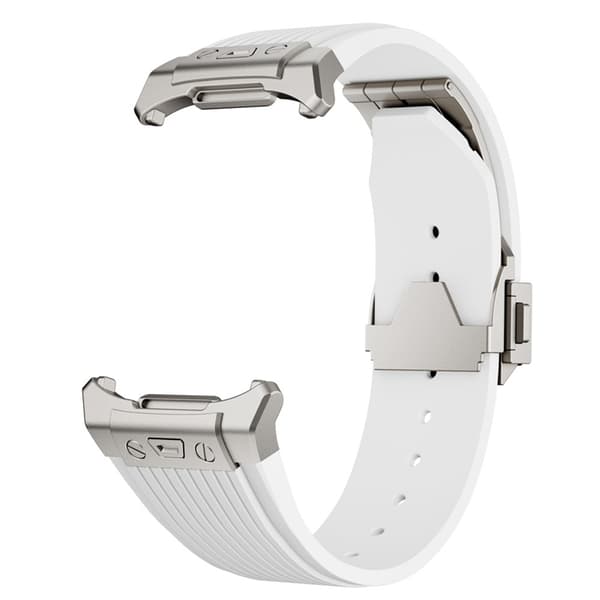 Galaxy Watch Ultra 47mm Armband Titan Connector - Vit Vit