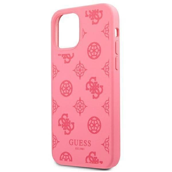 Guess Peony Collection Skal iPhone 12 Pro Max - Fushia