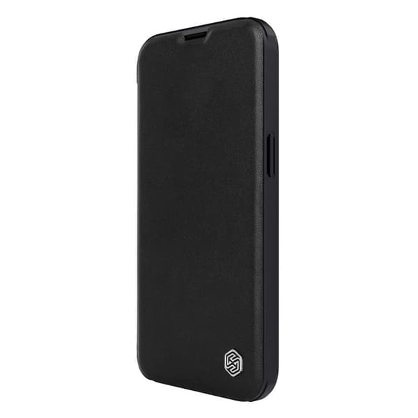 Nillkin iPhone 14 Plus Pungetui Qin Pro Læder Plain - Clas Black