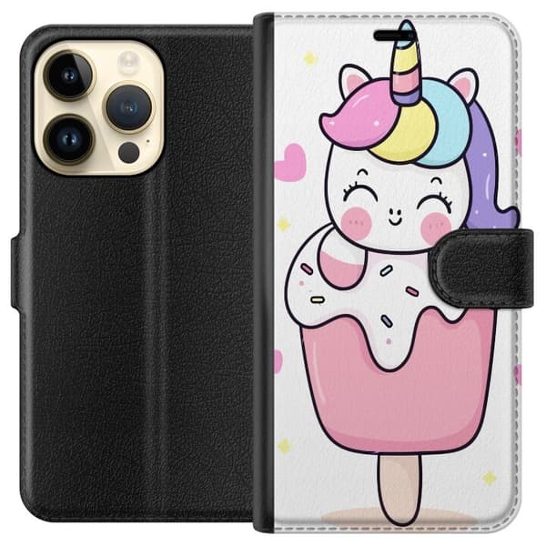 Pung Taske til Apple iPhone 15 Pro med Happy Unicorn