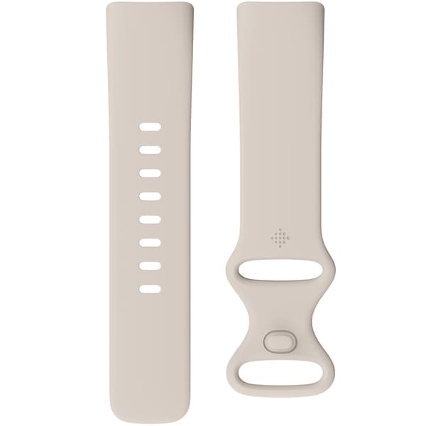 FITBIT Charge 6 Silver Aluminum Case Beige