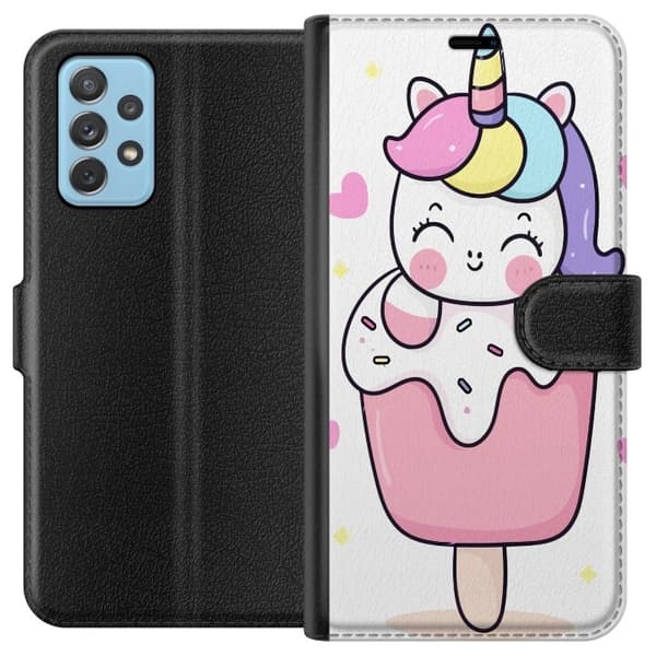 Pung Taske til Samsung Galaxy A72 5G med Happy Unicorn