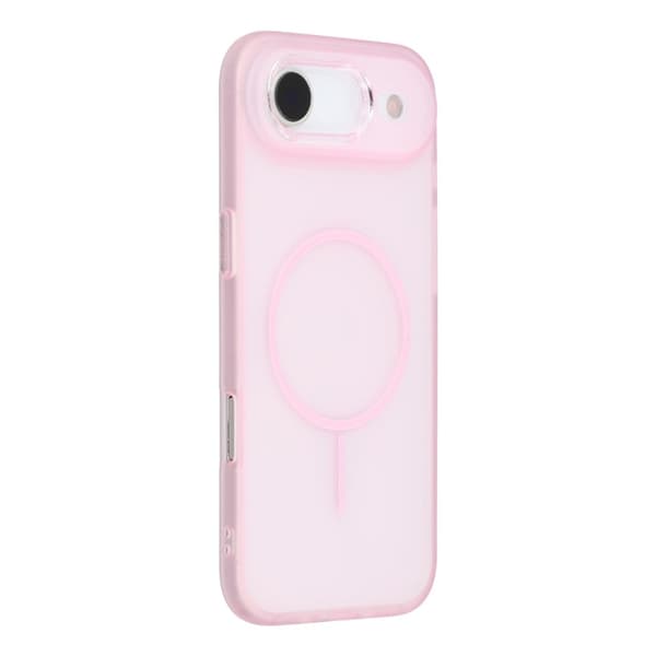 Mobilskal till iPhone Air MagSafe med Glitter Lins Frame - Rosa Rosa