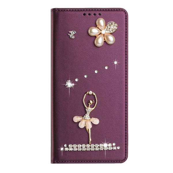 Plånboksfodral för Samsung Galaxy S26 Plus Konstläder RFID - Lila