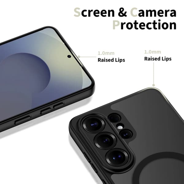 Tech-Protect Mobilskal För Galaxy S26 Ultra Magsafe Basic - Matte Svart Svart