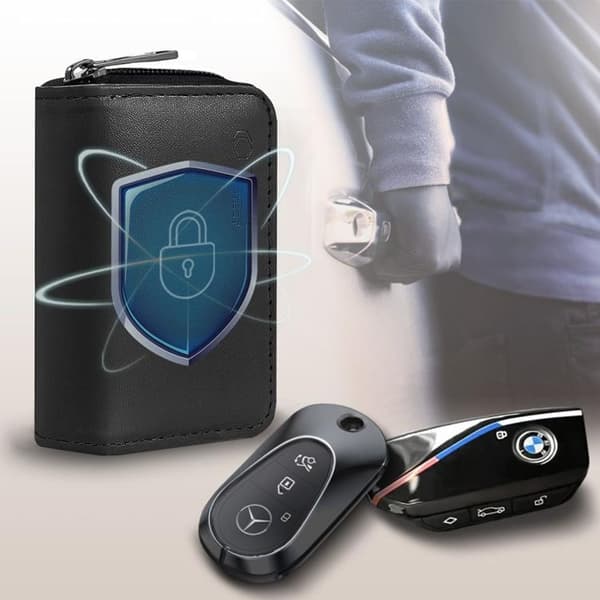 Tech-Protect RFID-B blokeringsetui nøglefri - sort Svart