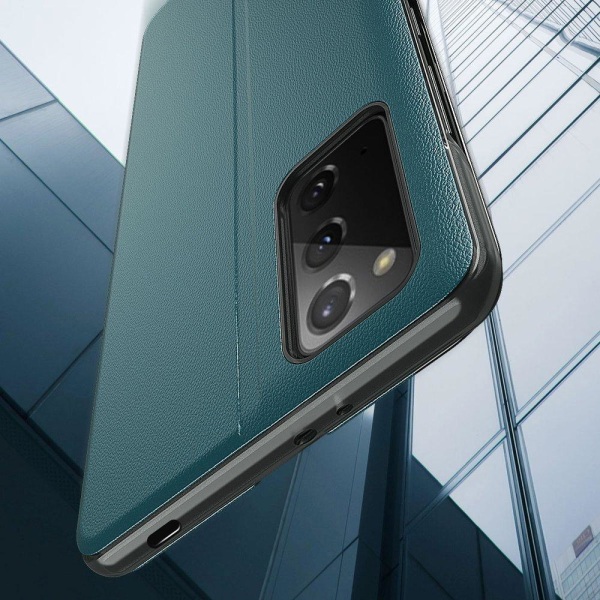 Eco Läder View Case till Xiaomi Poco M3 / Redmi 9T - Svart