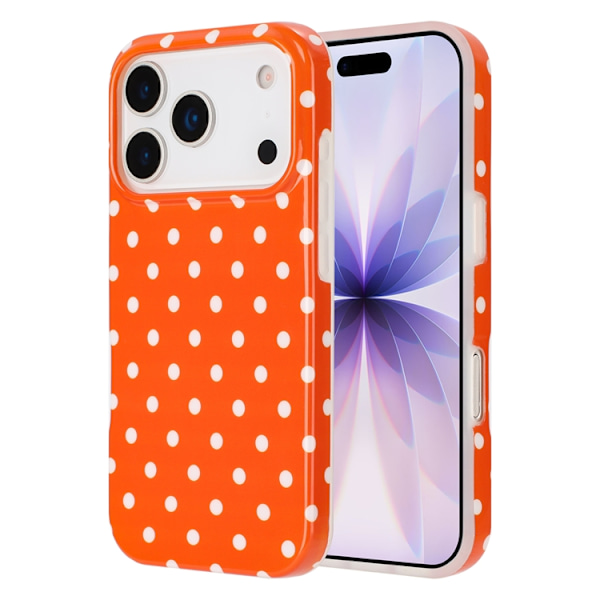 Mobilskal till iPhone 17 Pro Max Dot Design Imd Tpu Orange
