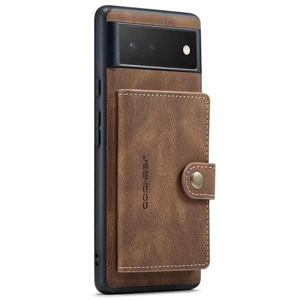 JEEHOOD Detachable Mobilskal Google Pixel 7 5G Brun