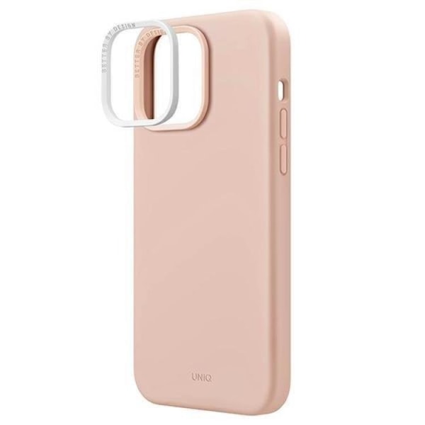Uniq iPhone 14 Pro Max Mobiskal Magsafe Lino Hue - Rosa