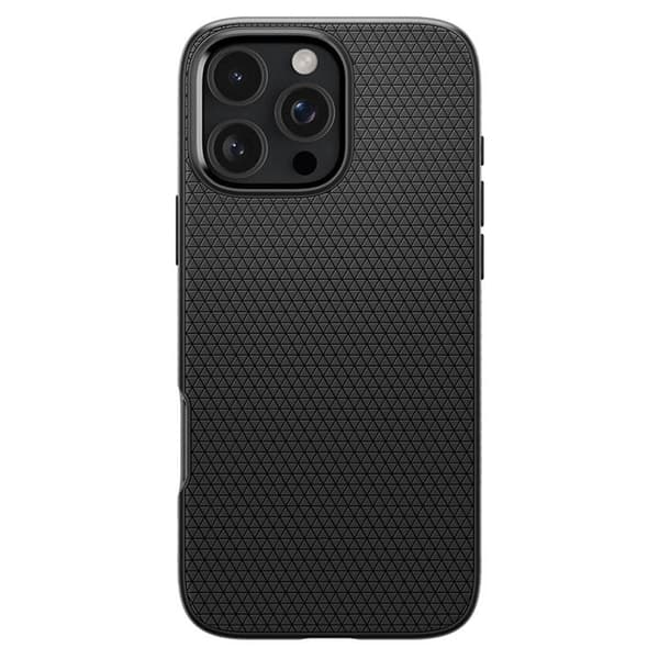 Spigen telefontaske til iPhone 16 Pro Liquid Air - Mat Sort Svart
