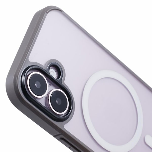 X-LEVEL Mobilskal till iPhone 16 Plus MagSafe PC+TPU Matt Grå
