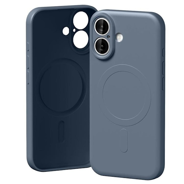 Mercury Telefontaske til iPhone 17 MagSafe Semi-Silicone - Sort Blå
