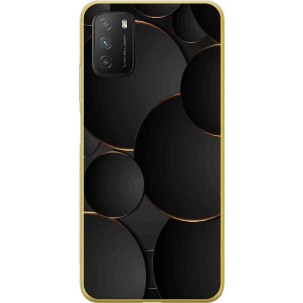 Telefontaske til Xiaomi Poco M3 med luksus cirkler