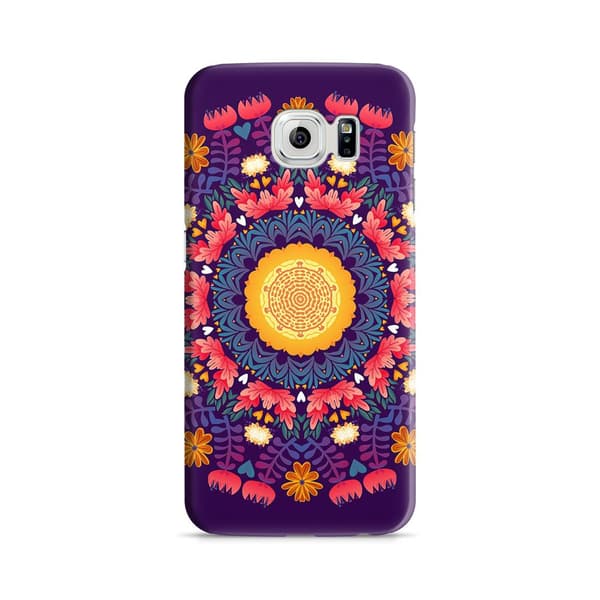 Skal till Samsung Galaxy S6 - Orientalisk blomma