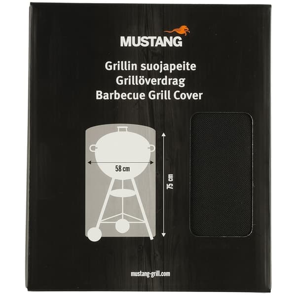 Mustang Dækkuglegrill 58cm Gourmet Black