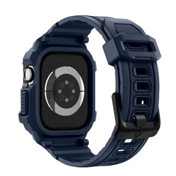 Spigen Apple Watch 42 mm Series 10 Etui Rugged Armor Pro - Navy Blå