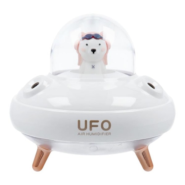Aromaterapimaskin Luftfuktare/Diffusor UFO - Vit