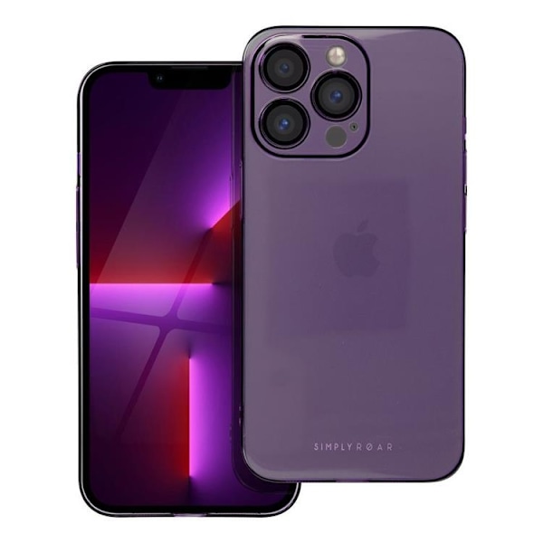 Roar iPhone 13 Pro Mobilskal Pure Simple Fit - Lila