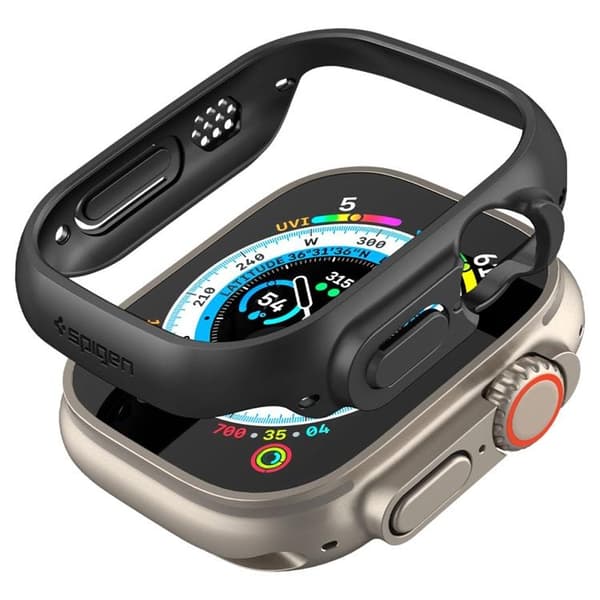 Spigen Apple Watch Ultra (49mm) Etui Tynd Pasform - Sort Svart