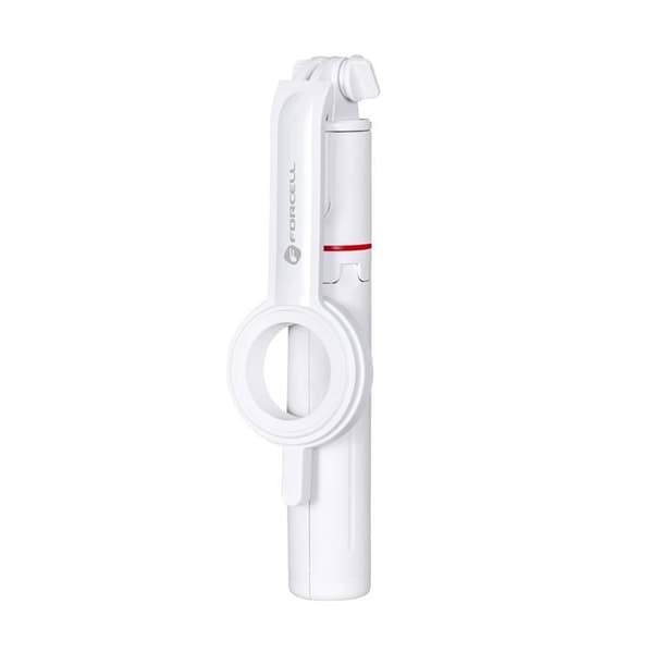 Forcell MagSafe Selfiestick Med Trådlös Kontroll F-Grip - Vit
