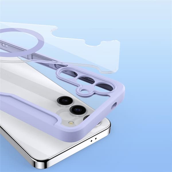 Dux Ducis Galaxy S24 Plus Plånboksfodral MagSafe Skin X Pro Lila