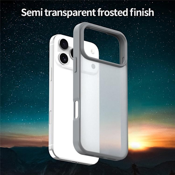 Mobilskal till iPhone 17 Pro Skin Touch Matte - Silver Silver