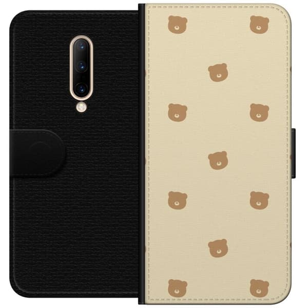 Plånboksfodral till OnePlus 7 Pro med Björnmönster