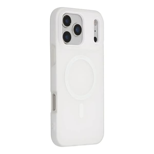 Mobilskal till iPhone 17 Pro Magsafe Frosted - Vit Vit
