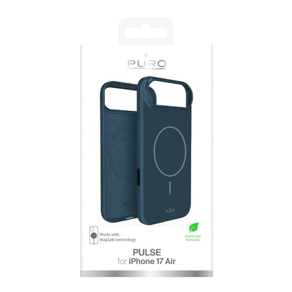 Puro Mobilskal till iPhone Air Magsafe Polycarbonate Pulse - Turkos
