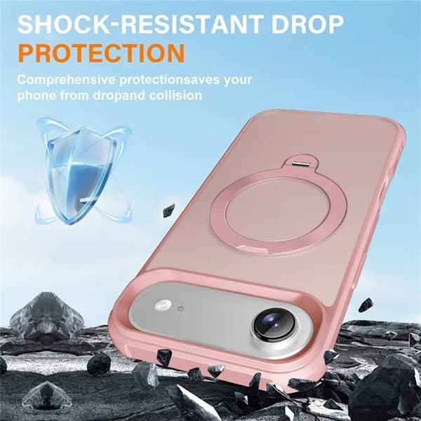 Mobilskal till iPhone Air MagSafe Kickstand TPU + PC - Rosa Rosa