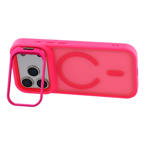 Mobilskal till iPhone 17 Pro MagSafe Lins Kickstandé - Rosa Rosa