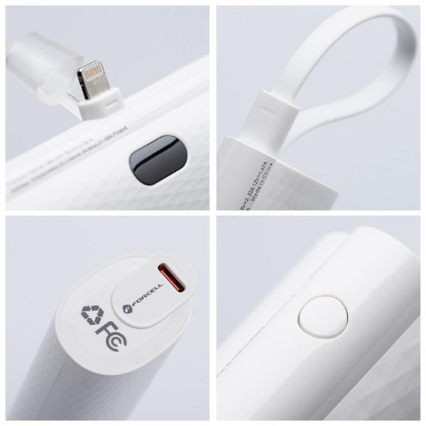 Forcell Powerbank 5000 mAh Lightning PD 20W F5K3 F-ENERGY - Vit