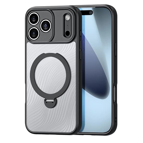 Dux Ducis Telefontaske til iPhone 17 Pro Max Magsafe Magnetisk Aimo - Sort Svart