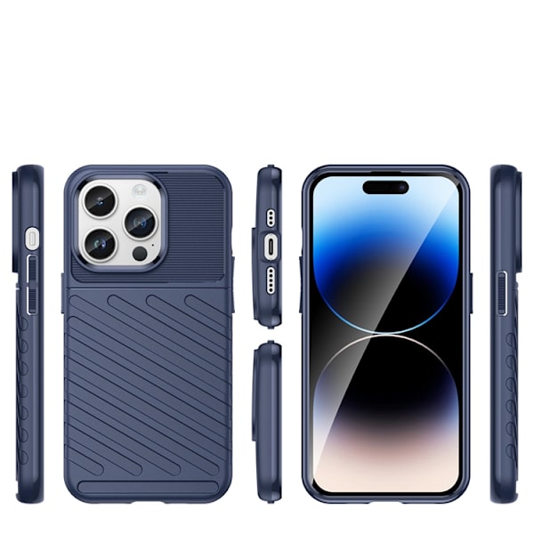 iPhone 14 Pro Max -kuori Thunder Armored - Sininen Blå