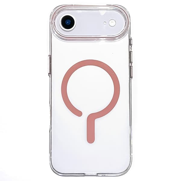 Mobilskal till iPhone Air MagSafe TPU + PC - Rosa Rosa