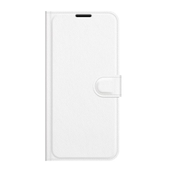Litchi Magnetic Fodral Galaxy S22 Plus 5G - Vit Vit